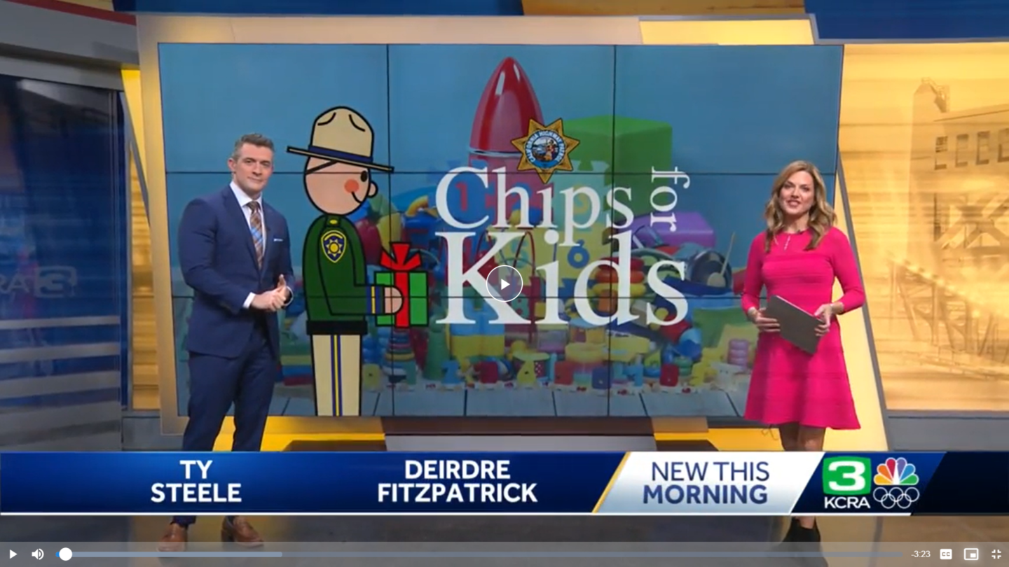 CHP's Annual CHiPs for Kids Toy Drive is Underway! CHP 1199 Foundation