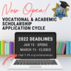 2022 Scholarship Portal is OPEN