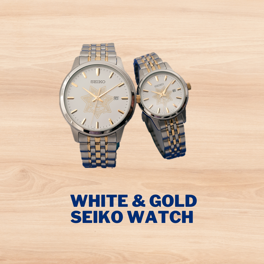 Seiko Watch - White & Gold - CHP 11-99 Foundation