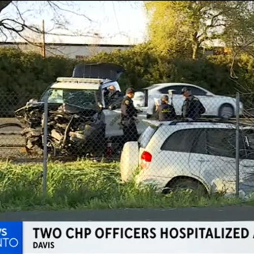 Breaking News: 2 CHP Officers Injured When Intentionally Hit by Vehicle