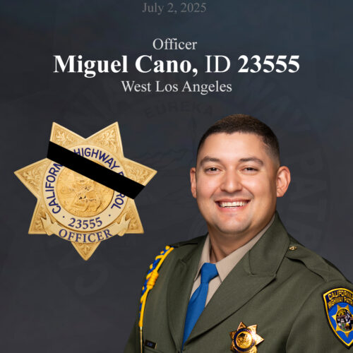 CHP Mourns the Line-of-Duty Death of Officer Miguel Cano